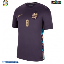 Camisa de Futebol Inglaterra Alexander-Arnold #8 Equipamento Secundário Europeu 2024 Manga Curta